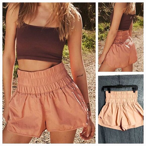 Free People Sport Movement Elastic Waist Shorts Size Small - Picture 1 of 8